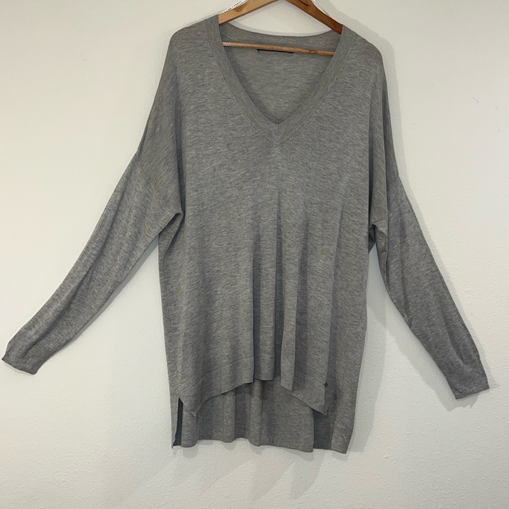 NWOT Ivanka Trump Gray Long Sleeve Sweater